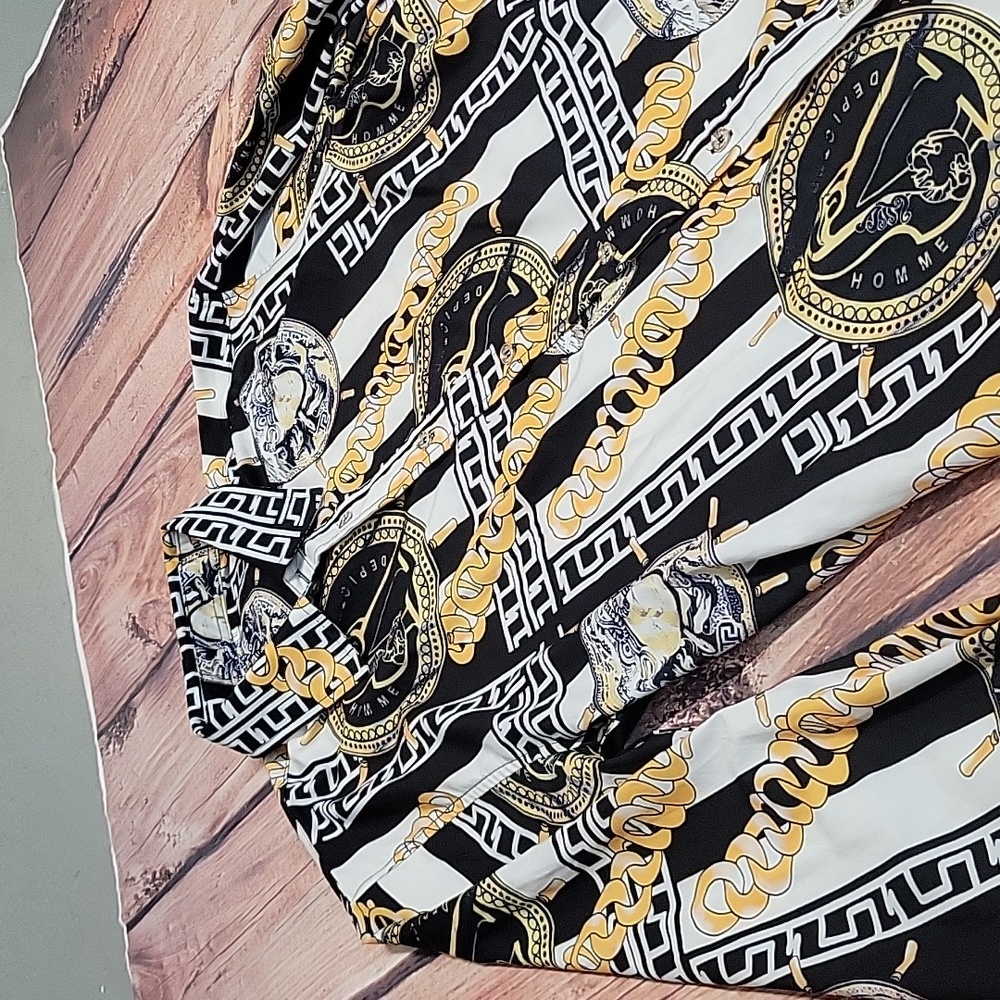 Versace Style Button Down - image 3